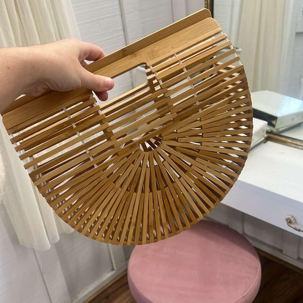 bamboo purse clutch